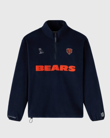 NFL Chicago Bears Polartec® Mock Neck Quarter-Zip Fleece