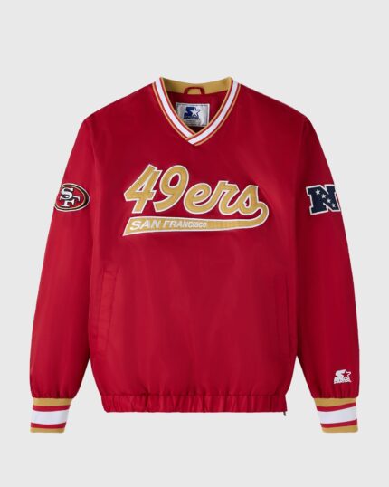 NFL San Francisco 49ERS Starter® Trainer Pullover Jacket