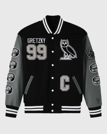 Ovo gretzky varsity jacket